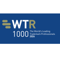 WTR 1000 - The World Leading Trademark Professonals 2026 Logo WTR 1000 - The World Leading Trademark Professonals 2026 Logo